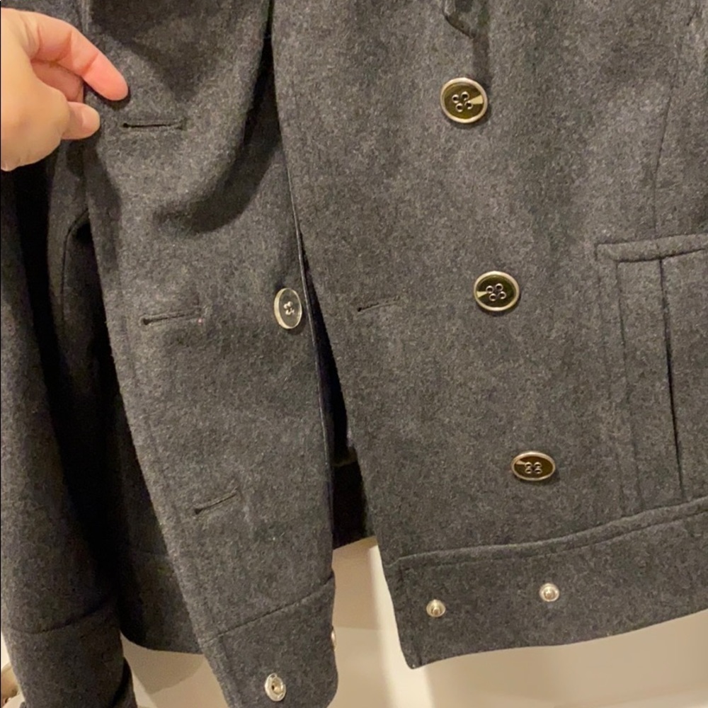 Express Wool Double Breasted Coat Euc - image 8